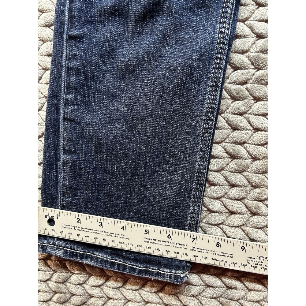 BKE Alec Jeans Men's 30x34 Medium Wash Straight Stretch Denim Buckle - Picture 7 of 8